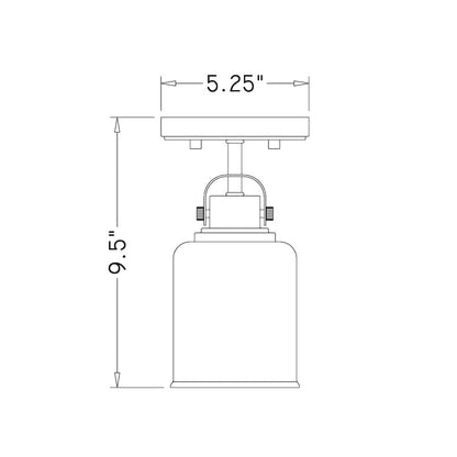 Z-Lite 1 Light Flush Mount
