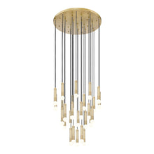 Z-Lite Stari 27 Light Chandelier in Modern Gold color, Steel frame