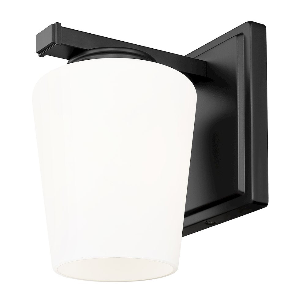Nextra 1 Light Matte Black Wall Sconce