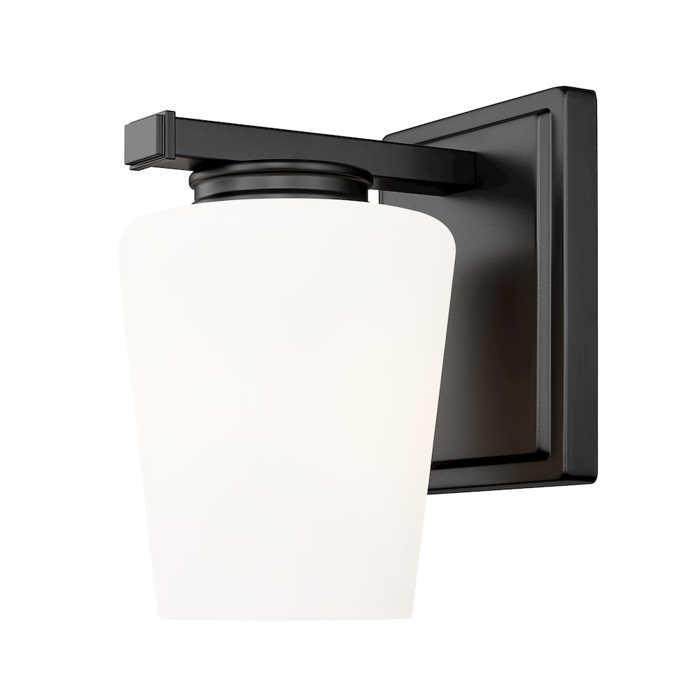 Nextra 1 Light Matte Black Wall Sconce
