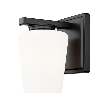Nextra 1 Light Matte Black Wall Sconce