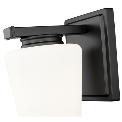 Nextra 1 Light Matte Black Wall Sconce