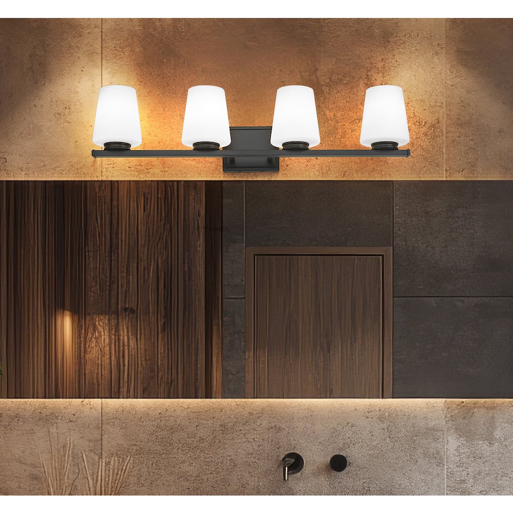 Nextra 4 Light Matte Black Vanity