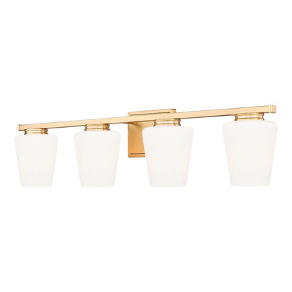Nextra 4 Light Modern Gold Vanity