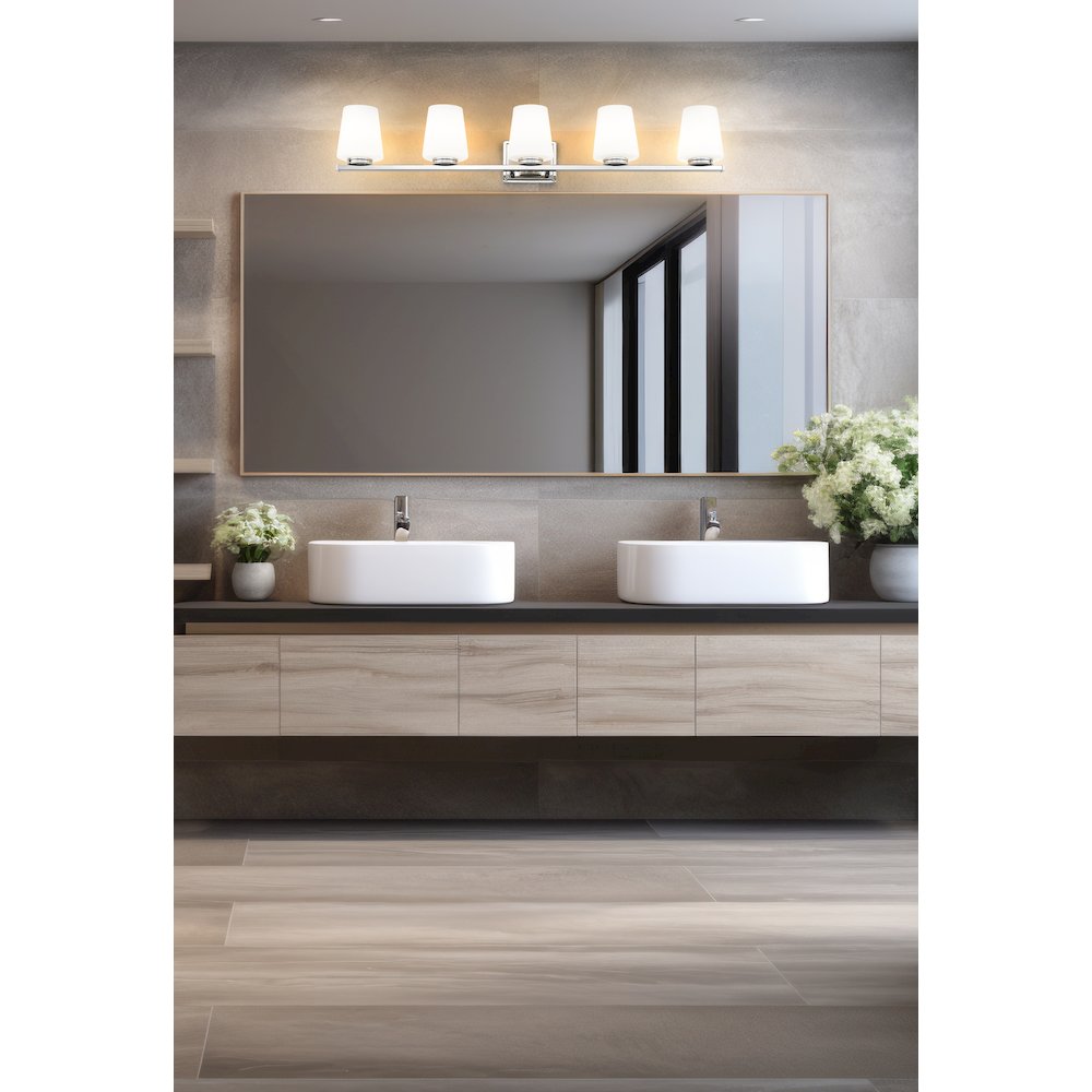 Nextra 5 Light Chrome Vanity