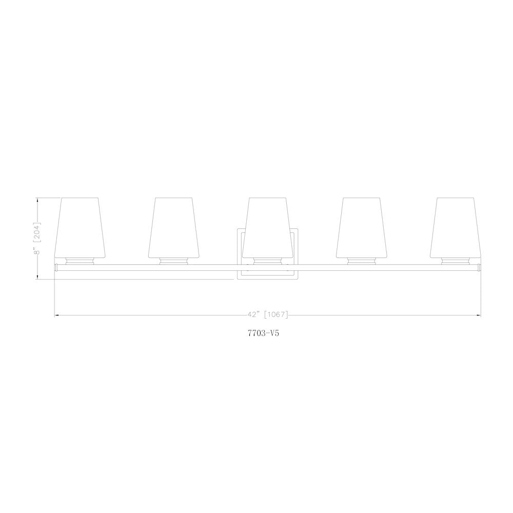 Nextra 5 Light Chrome Vanity