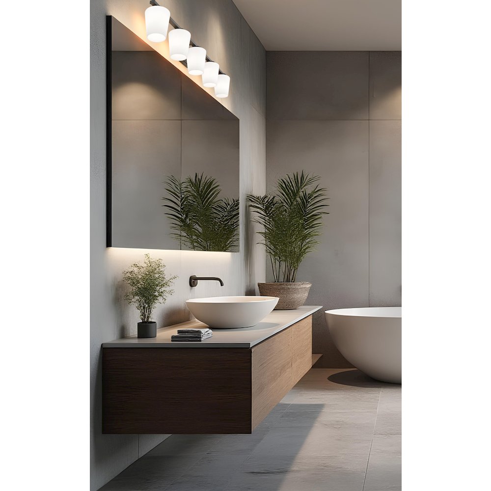 Nextra 5 Light Matte Black Vanity