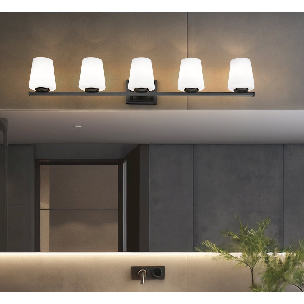 Nextra 5 Light Matte Black Vanity