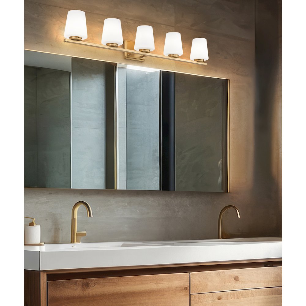 Nextra 5 Light Modern Gold Vanity