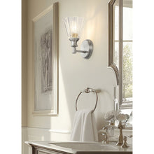 Auden 1 Light Brushed Nickel Wall Sconce