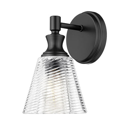Auden 1 Light Matte Black Wall Sconce