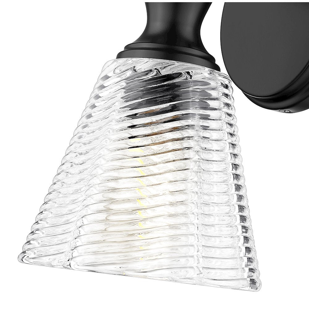 Auden 1 Light Matte Black Wall Sconce