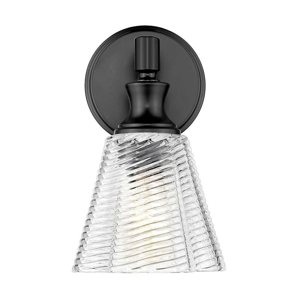 Auden 1 Light Matte Black Wall Sconce