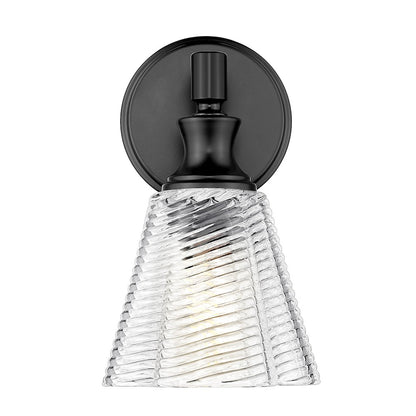 Auden 1 Light Matte Black Wall Sconce