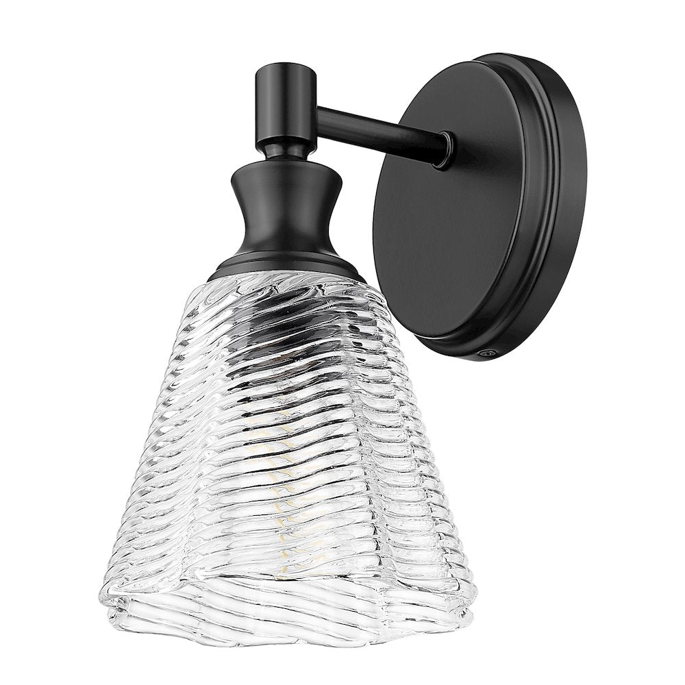 Auden 1 Light Matte Black Wall Sconce