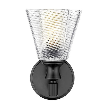 Auden 1 Light Matte Black Wall Sconce