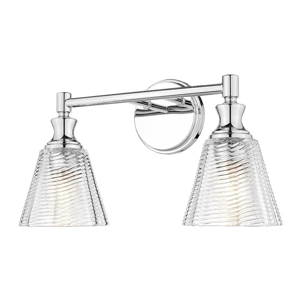 Auden 2 Light Chrome Vanity