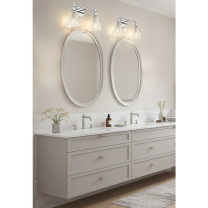 Auden 2 Light Chrome Vanity