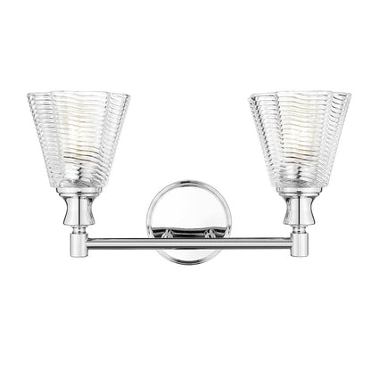 Auden 2 Light Chrome Vanity