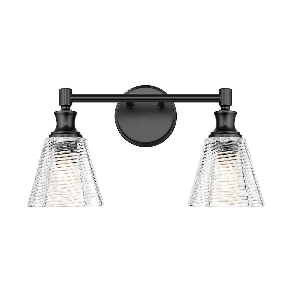 Auden 2 Light Matte Black Vanity