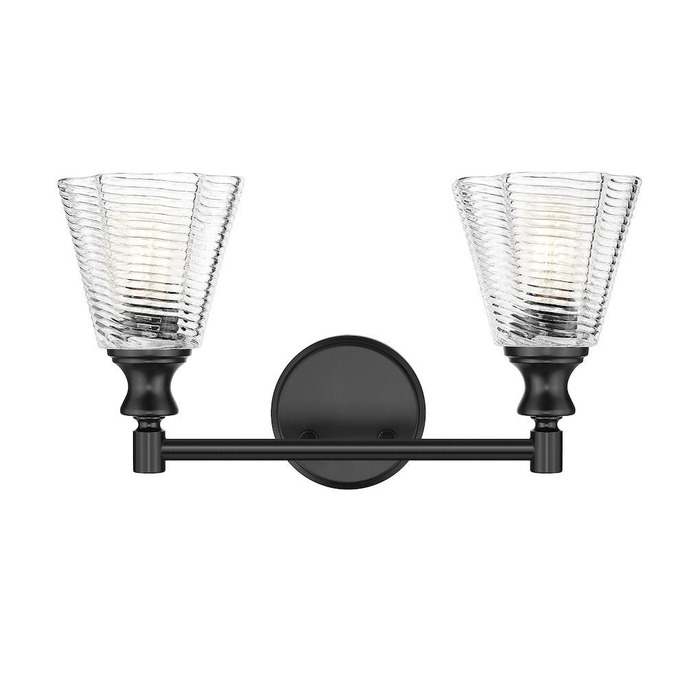Auden 2 Light Matte Black Vanity