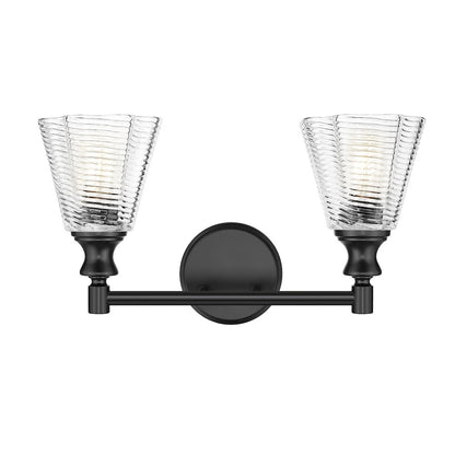 Auden 2 Light Matte Black Vanity