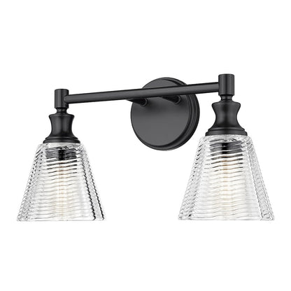 Auden 2 Light Matte Black Vanity
