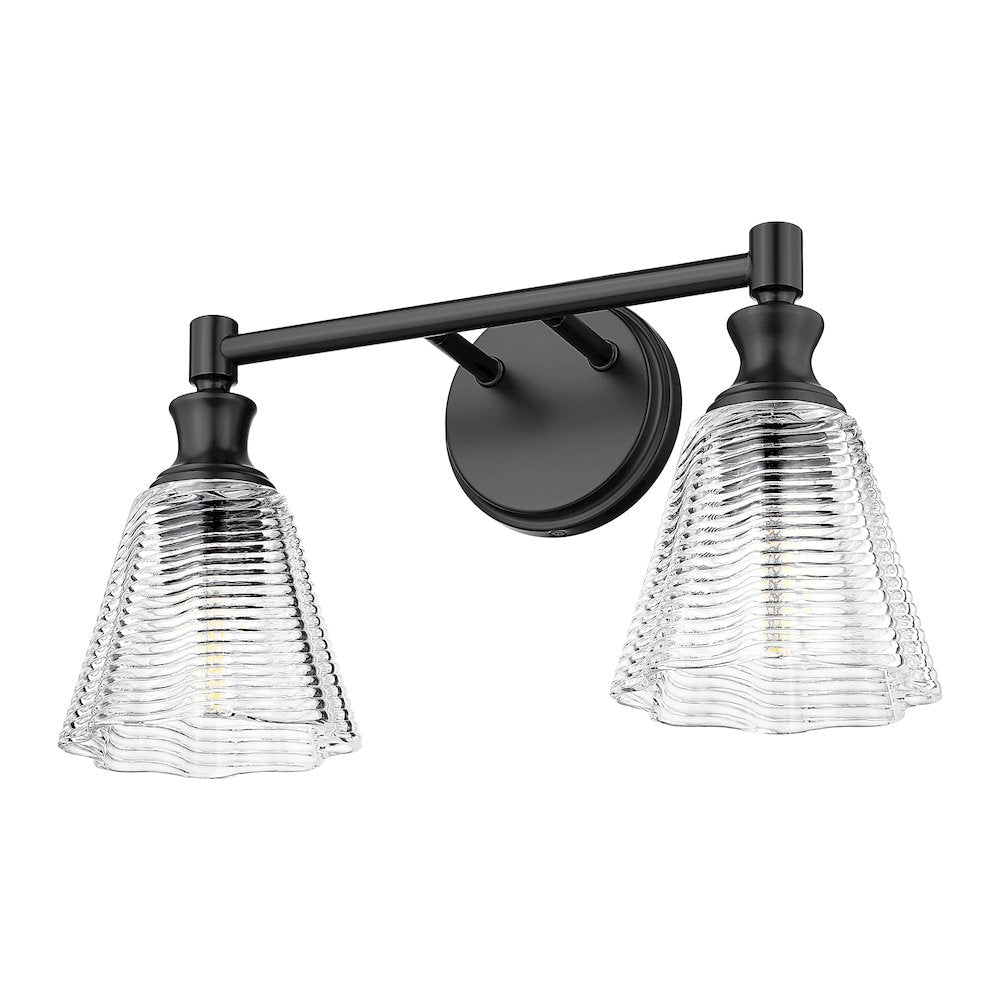 Auden 2 Light Matte Black Vanity