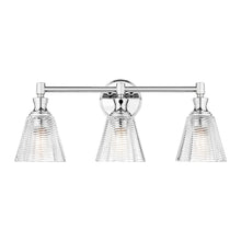 Auden 3 Light Chrome Vanity