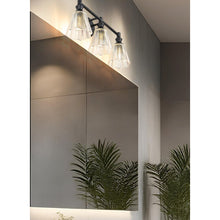 Auden 3 Light Matte Black Vanity