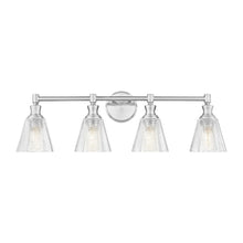 Auden 4 Light Brushed Nickel Vanity