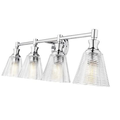 Auden 4 Light Chrome Vanity