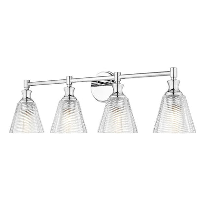 Auden 4 Light Chrome Vanity