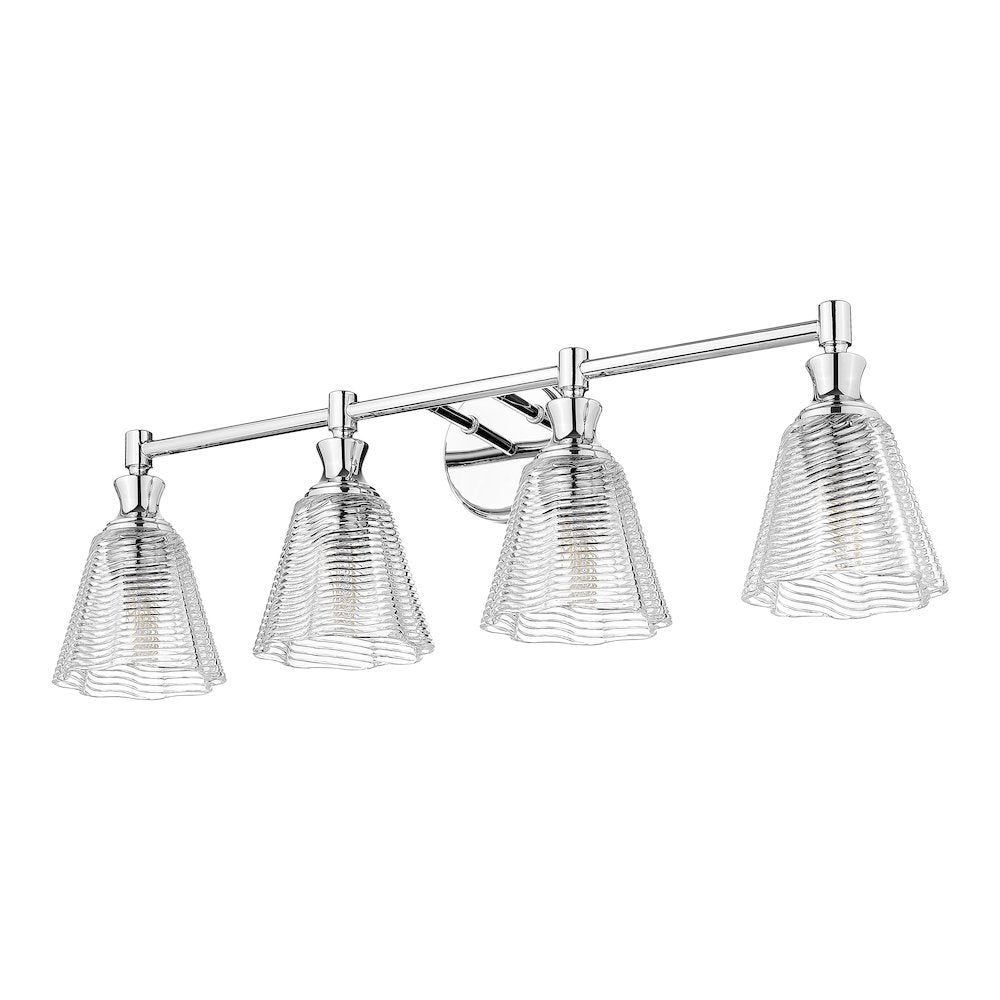 Auden 4 Light Chrome Vanity