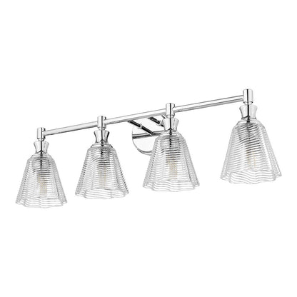 Auden 4 Light Chrome Vanity