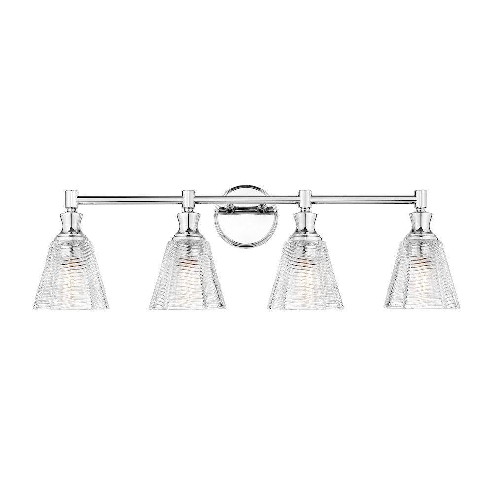 Auden 4 Light Chrome Vanity
