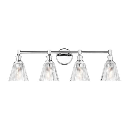 Auden 4 Light Chrome Vanity