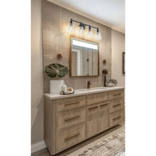 Auden 4 Light Matte Black Vanity