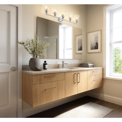 Auden 5 Light Chrome Vanity