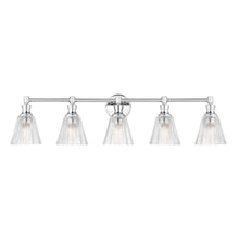 Auden 5 Light Chrome Vanity
