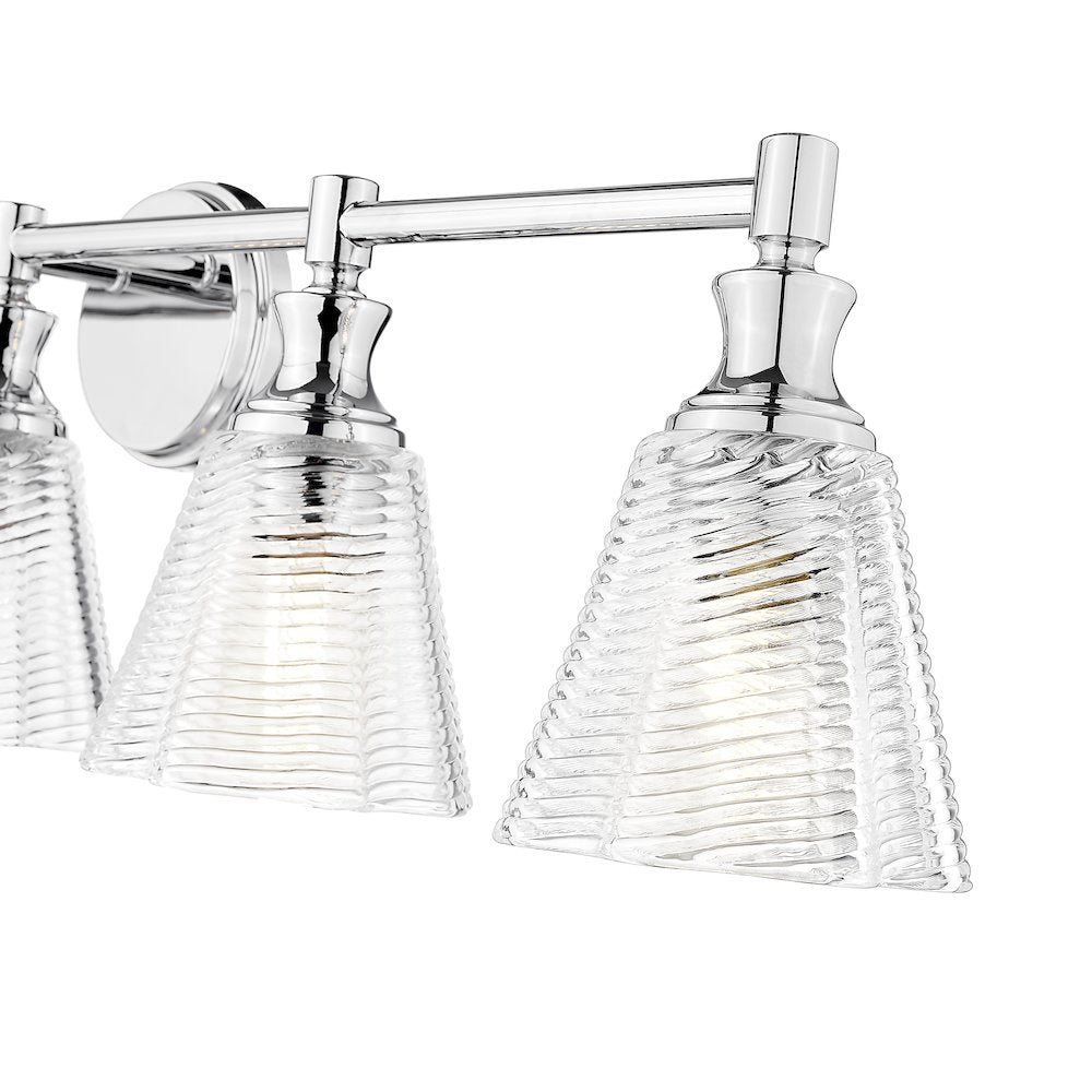 Auden 5 Light Chrome Vanity
