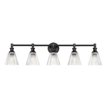 Auden 5 Light Matte Black Vanity