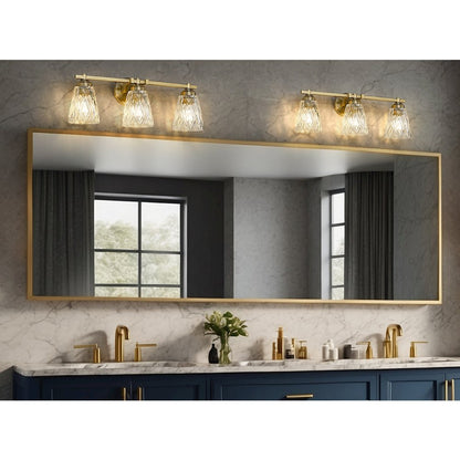Z-Lite 3 Light Vanity, Modern Gold