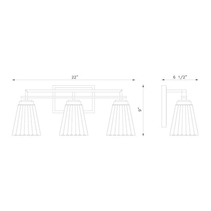 Z-Lite 3 Light Vanity