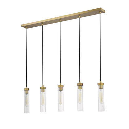 Z-Lite 5 Light Linear Chandelier