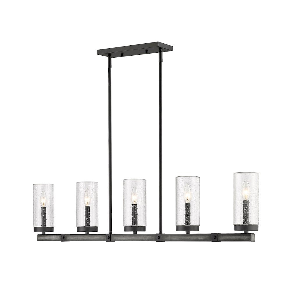 Z-Lite 5 Light Outdoor Linear Chandelier