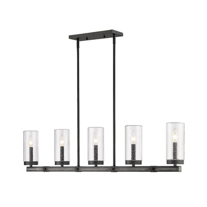 Z-Lite 5 Light Outdoor Linear Chandelier