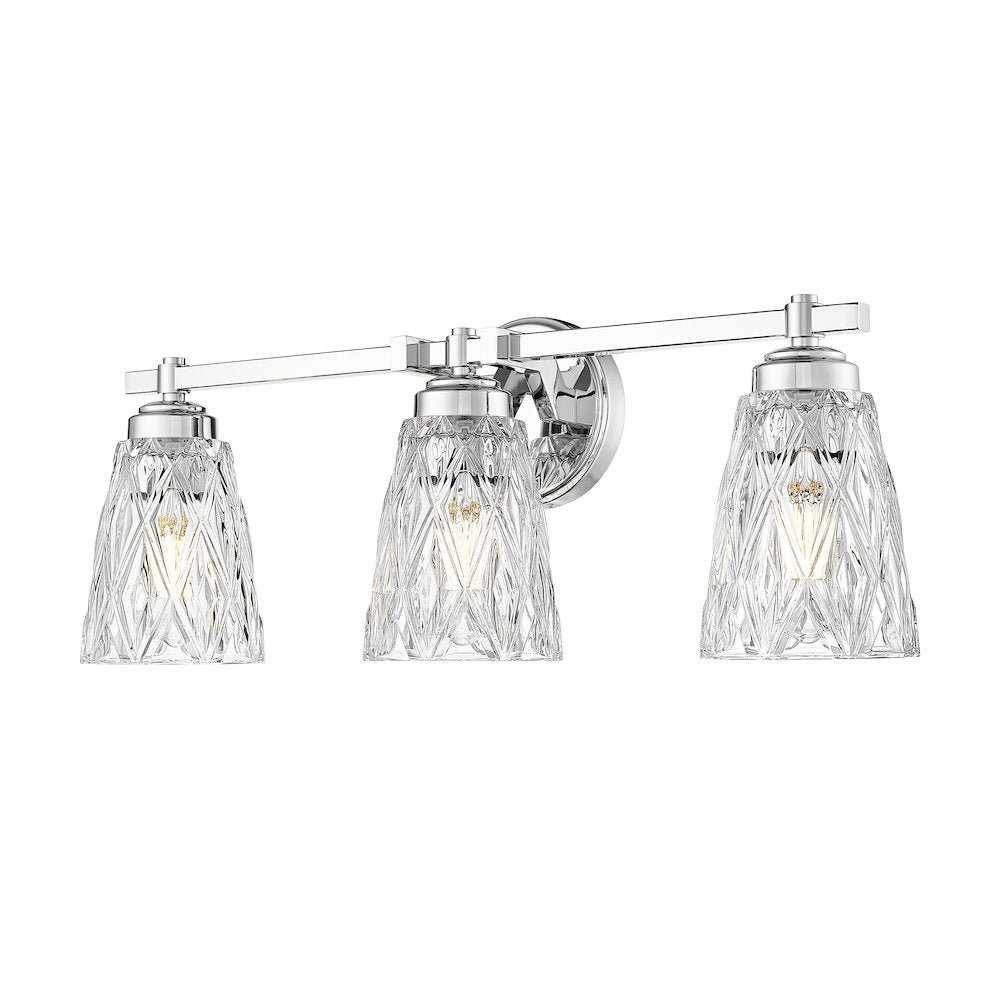 Z-Lite 3 Light Vanity, Chrome