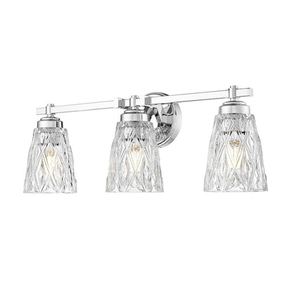 Z-Lite 3 Light Vanity, Chrome