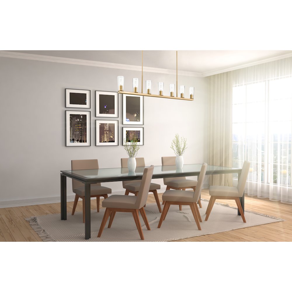 Z-Lite 7 Light Linear Chandelier